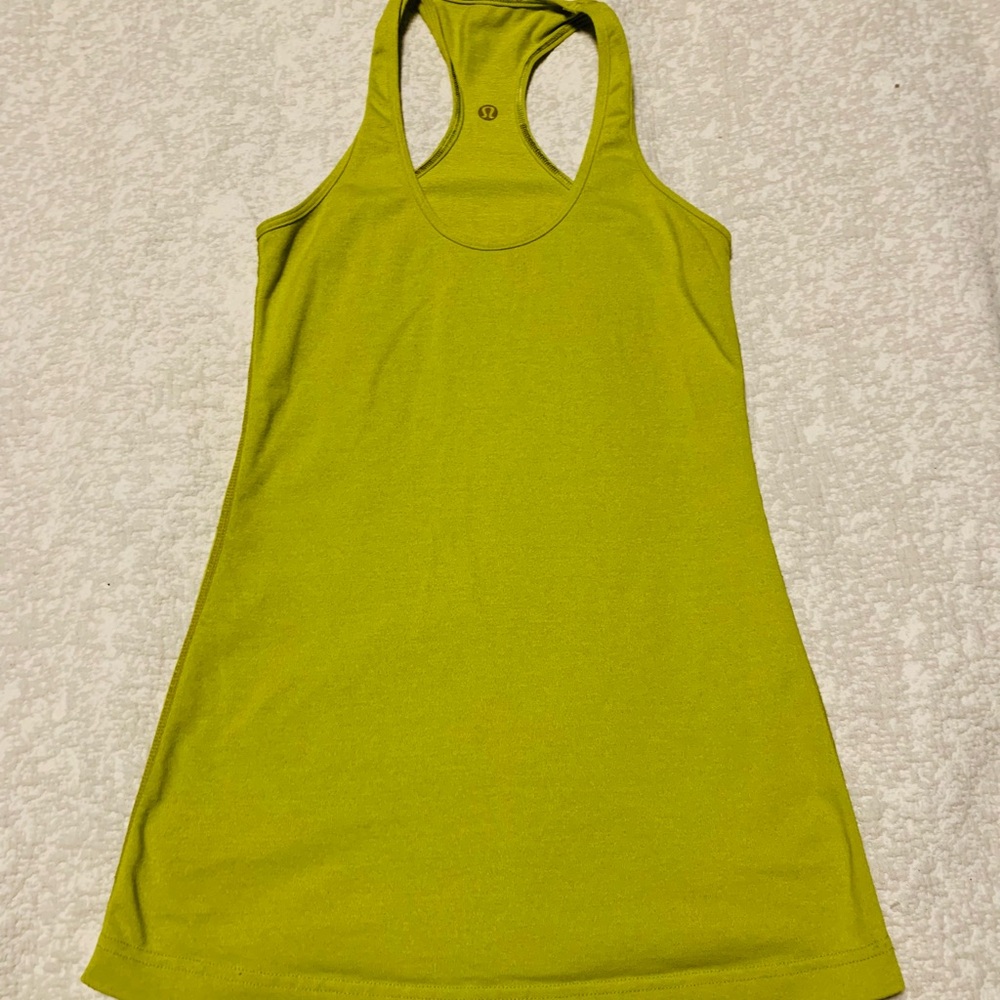 lululemon athletica Green Tank Top